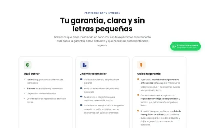 emlemex, La garantía, sin letras pequeñas