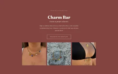 Lua Joyería, Charm Bar