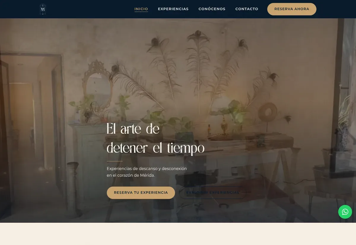 Portada de Masajes Mérida · Colonial Spa en escritorio