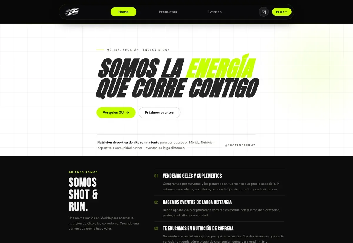 Portada de Shot & Run, Energy Stock en escritorio